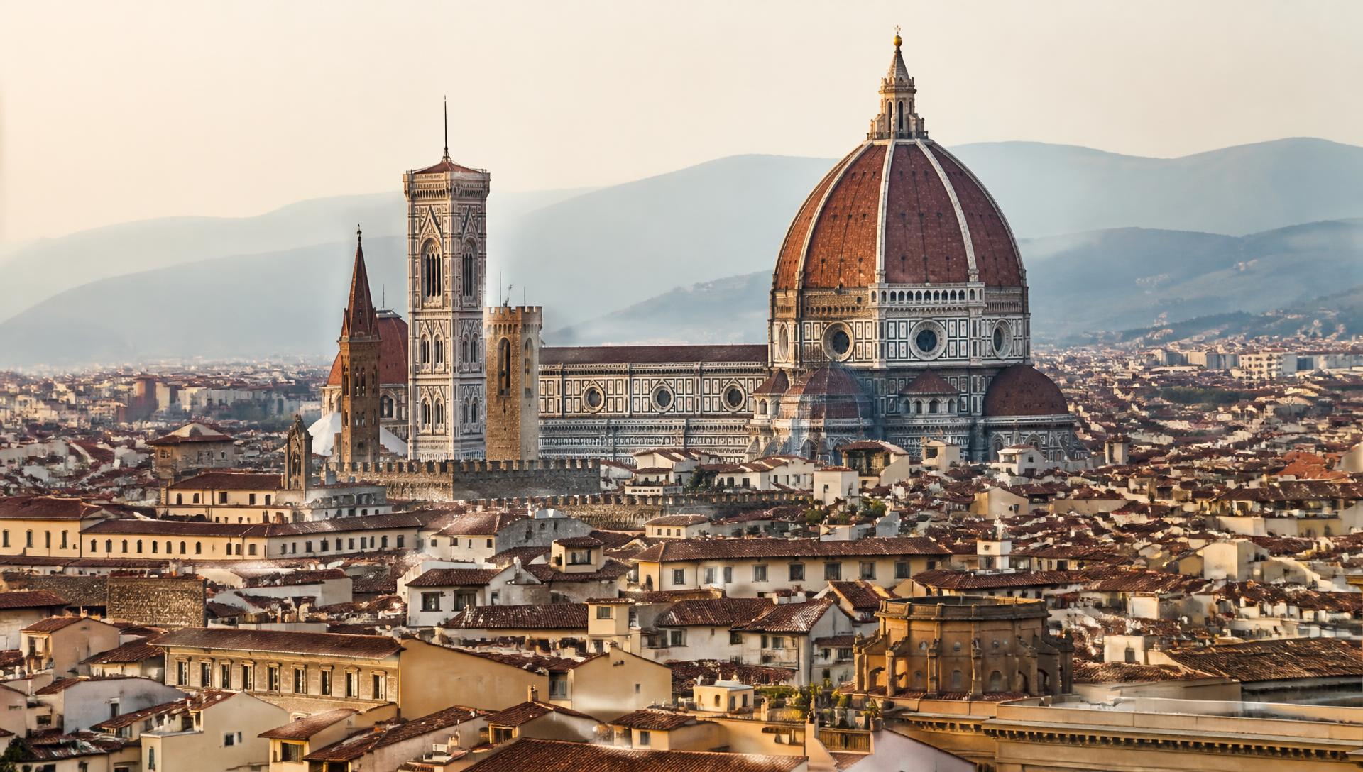 Florence skyline and cathedral dome